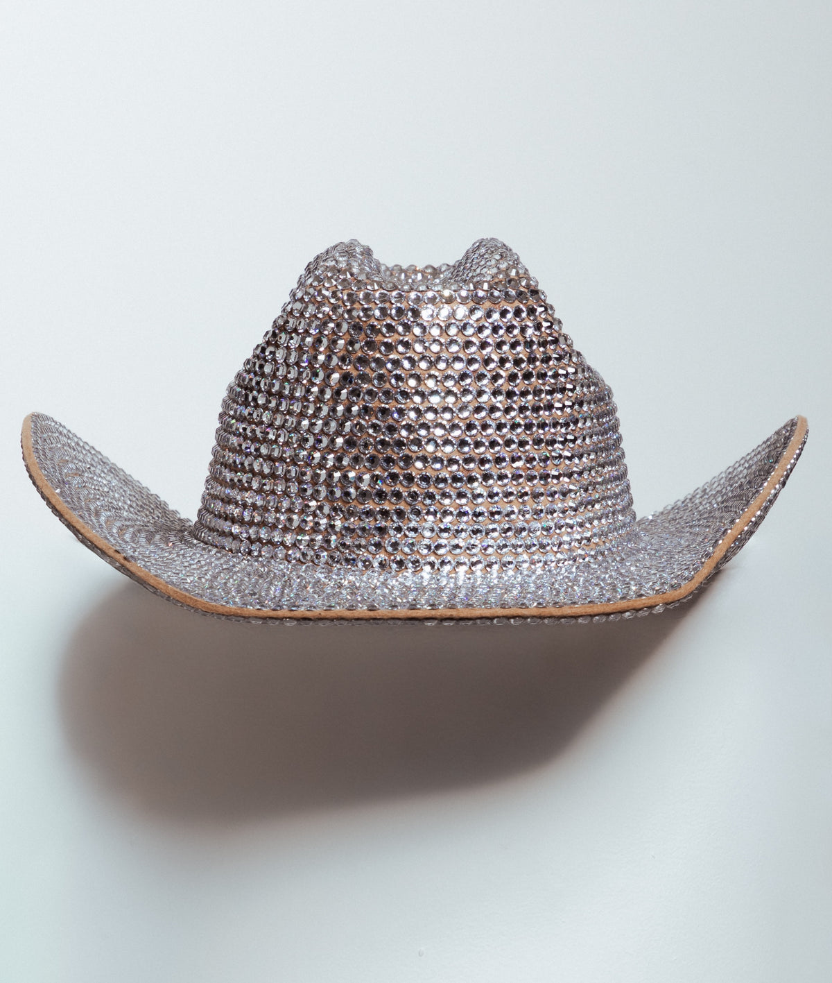 Cowboy Daddy Full Rhinestone Hat - Tan